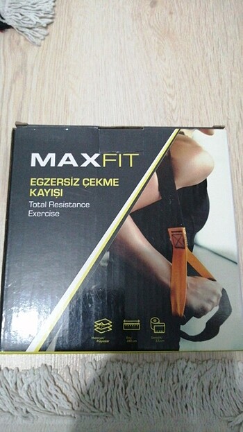 Egzersiz çekme kayışı max fit 