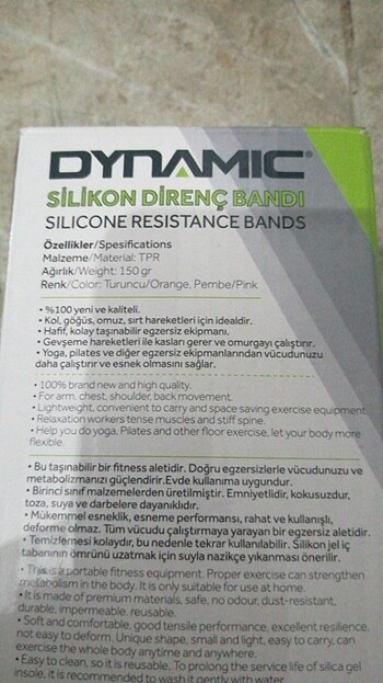 Seamlife Dynamic silikon direnç bandı