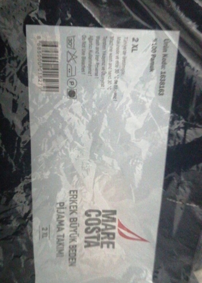 Mare costa erkek büyük beden pijama takımı - Görsel 2