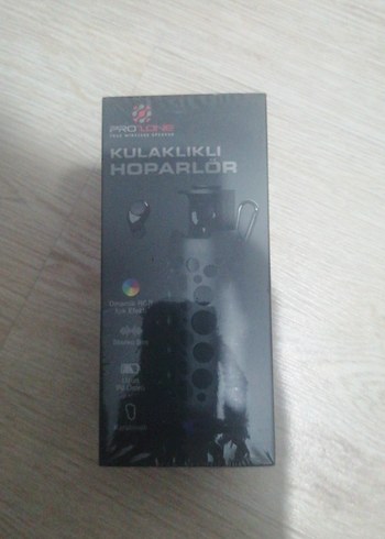 Kulaklıklı ve Hoparlörlü Siyah Telefon Aksesuar prozone