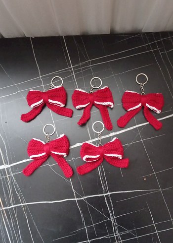 Örgü Fiyonk Anahtarlık 5 adet fiyatı - Görsel 3