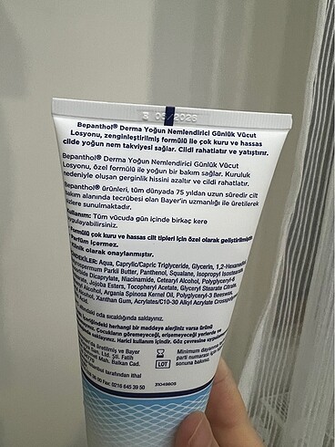  Beden Renk Bepanthol nemlendirici