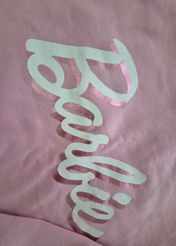 Pembe Sweatshirt ve Rahat Denim Pantolon Seti - Görsel 3