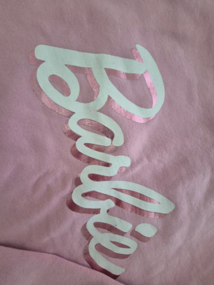 Pembe Sweatshirt ve Rahat Denim Pantolon Seti - Görsel 3