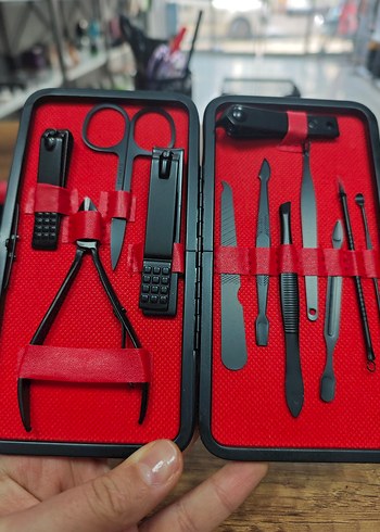 Kırmızı Manikür ve Pedikür Seti - Görsel 2