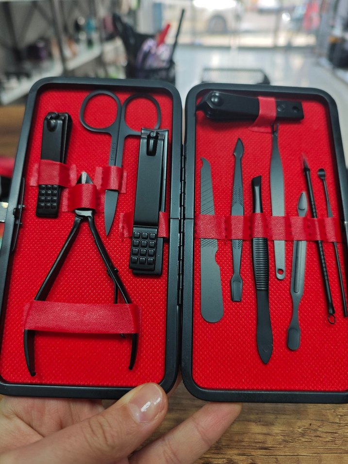 Kırmızı Manikür ve Pedikür Seti - Görsel 2