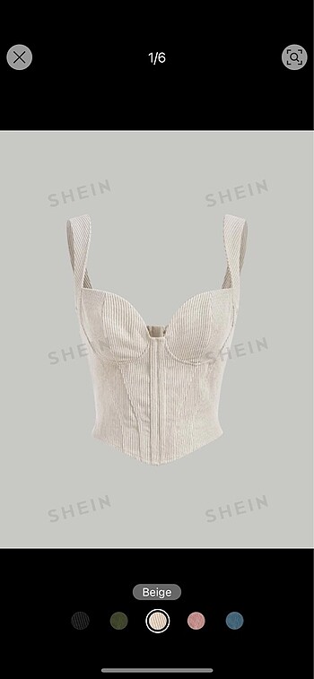 bej korse top