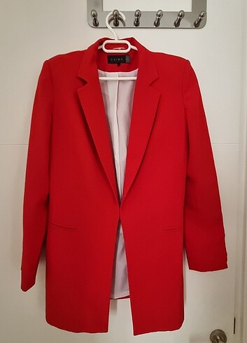 Kırmızı blazer