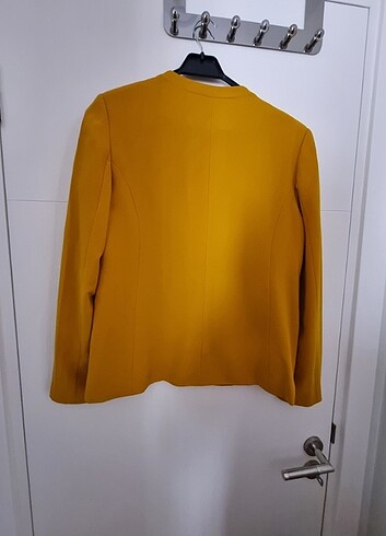 l Beden altın Renk Safran rengi blazer