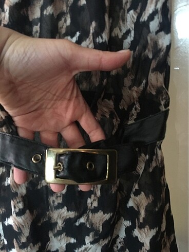 Alice & Olivia Leopar elbise