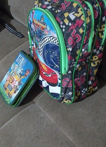  Beden çeşitli Renk Okul çantası 3 bolmeki