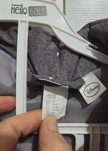 unısex Çocuk Gri Yıldız Desenli Fermuarlı Yelek - Görsel 3