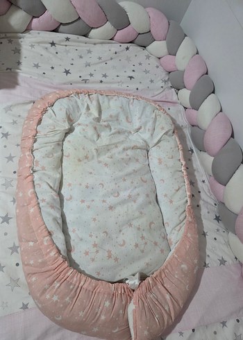 Pembe Desenli Bebek Yatağı - Görsel 2