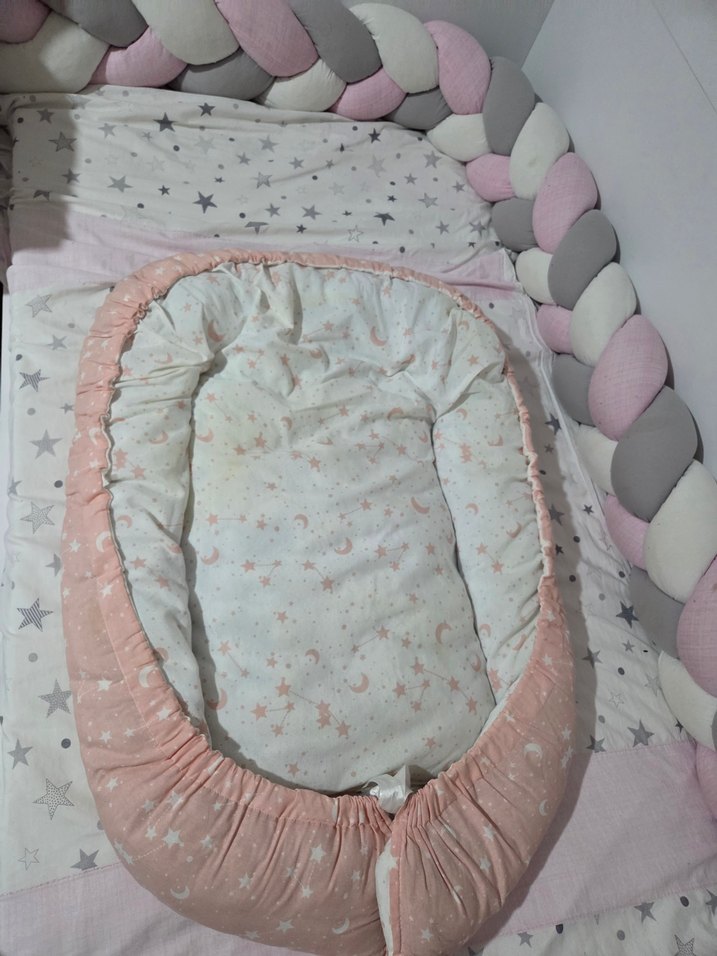 Pembe Desenli Bebek Yatağı - Görsel 2