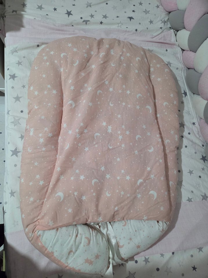 Pembe Desenli Bebek Yatağı - Görsel 3