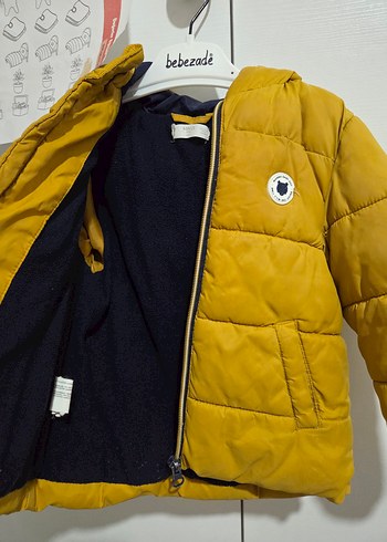 Sarı Kapitone Erkek Çocuk Mont - Görsel 3