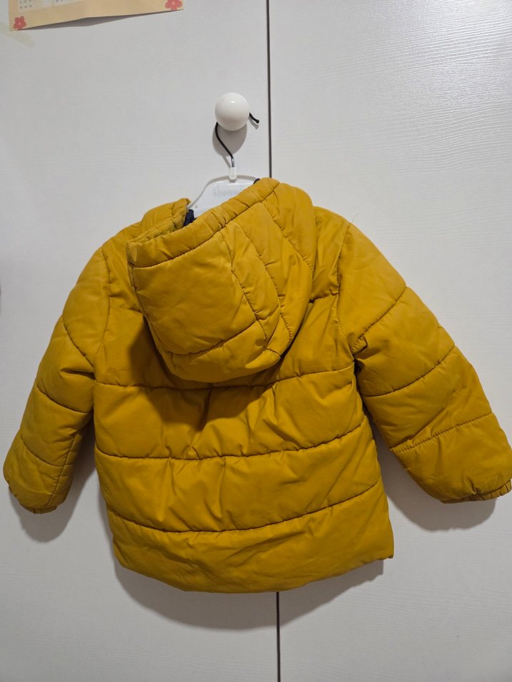 Sarı Kapitone Erkek Çocuk Mont - Görsel 2