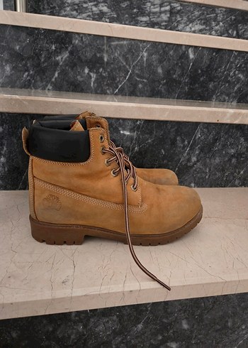 Kahverengi Süet Kadın Botları Blok Topuklu - Görsel 3