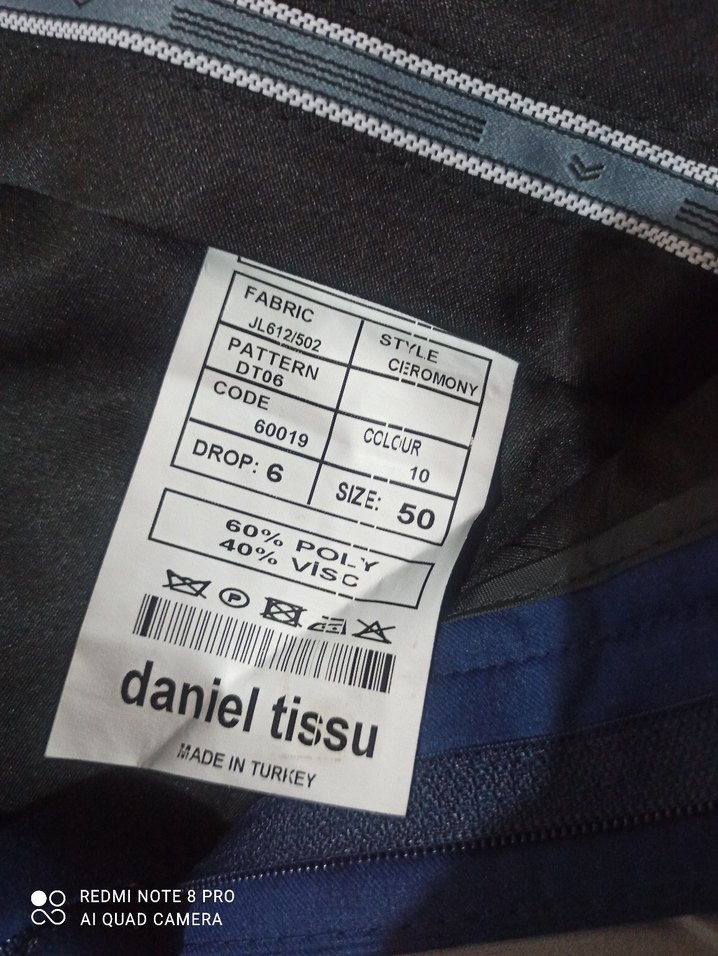 Gri Düğmeli Erkek Takım Elbise Ceketi - Görsel 4