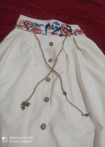 Çiçek Desenli uzun etek - Görsel 2