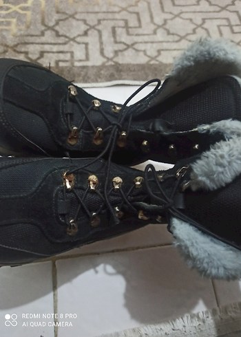 Gri  Kürklü Bot - Görsel 2