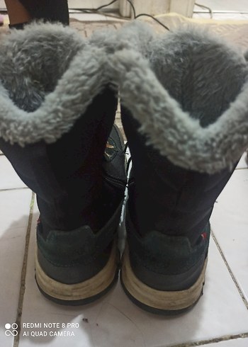 Gri  Kürklü Bot - Görsel 3