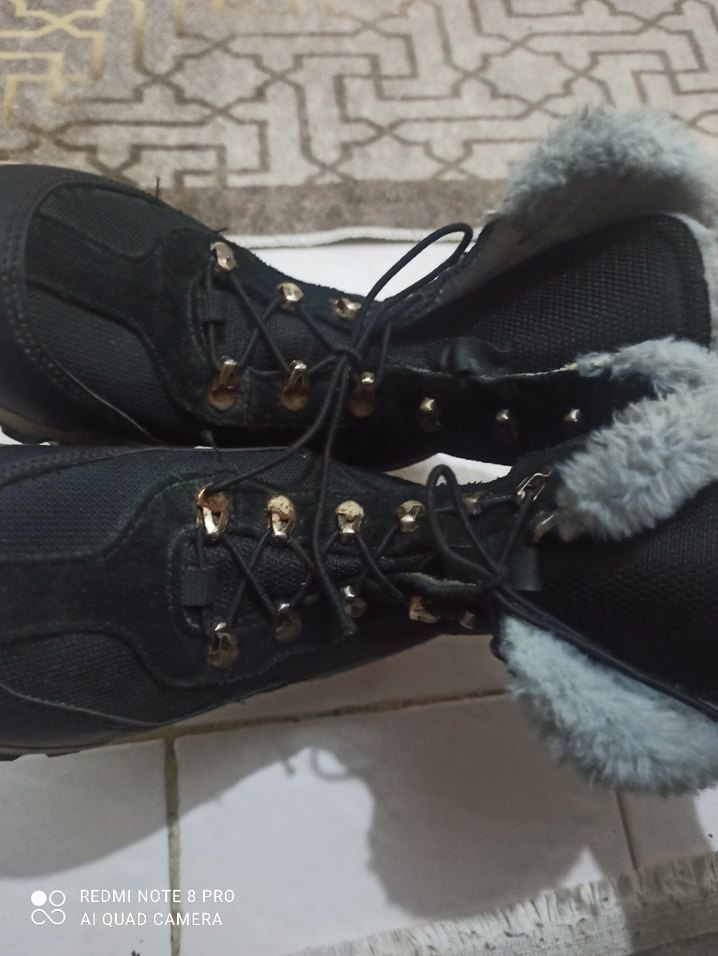 Gri  Kürklü Bot - Görsel 2