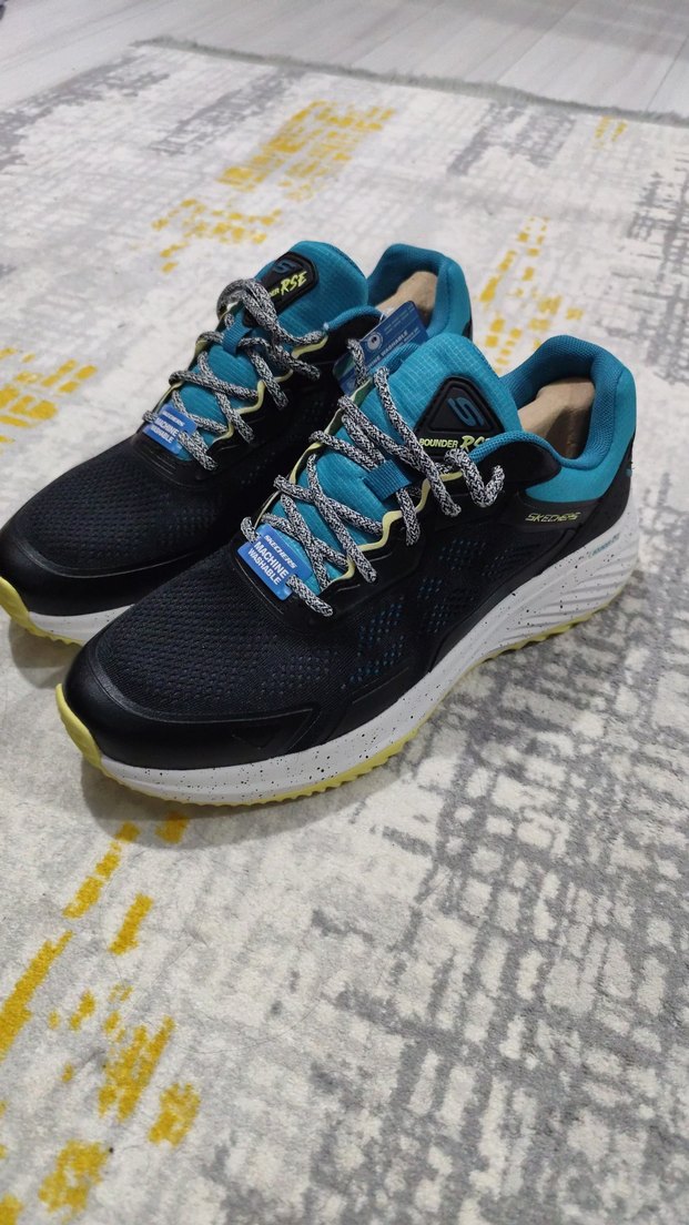 Renkli Erkek Bağcıklar - Mavi Detaylı - Görsel 3