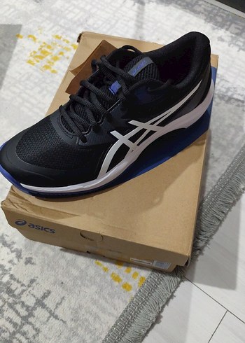 Erkek Spor Ayakkabı Siyah Mavi Velcro - Görsel 2