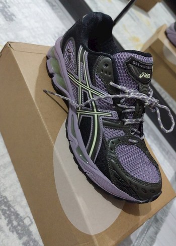 Asics Erkek Mor Spor Ayakkabı - Görsel 2