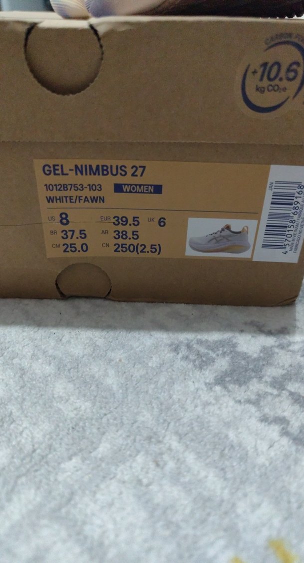 Erkek Spor Ayakkabısı Asics Bağcıklı Bej Gri - Görsel 3