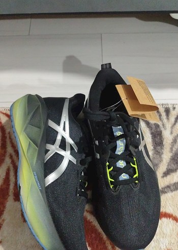 Siyah Erkek Spor Koşu Ayakkabısı Velcro - Görsel 2