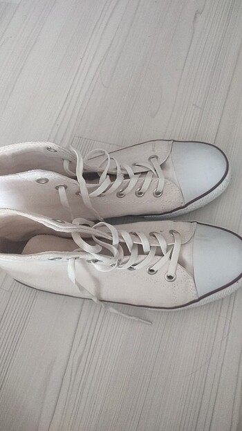 Polaris bej rengi bez günlük ayakkabı converse 