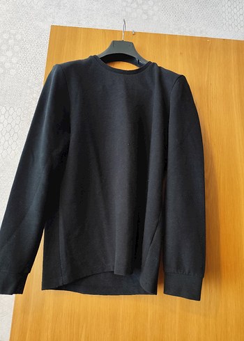 Siyah Kadın Uzun Kollu Sweatshirt
