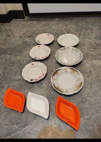 Çeşitli Desenlerde Beyaz Yemek Tabakları - Görsel 5