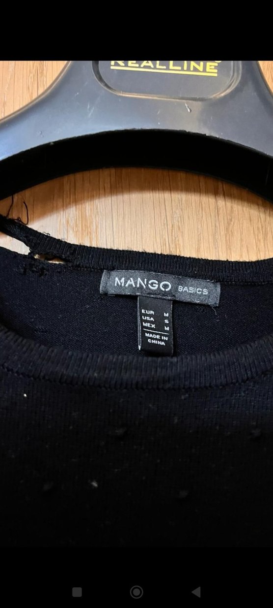 Siyah Uzun Kollu Triko Midi Elbise - Görsel 4