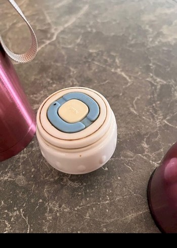 Bordo Renkli Spor Termos Matara - Görsel 4