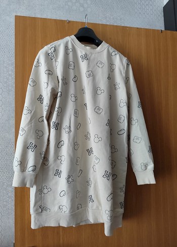 Uzun Kollu Baskılı Hamile Tuniği - Görsel 4