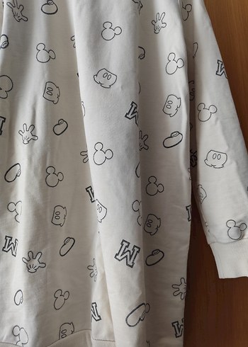 Uzun Kollu Baskılı Hamile Tuniği - Görsel 5