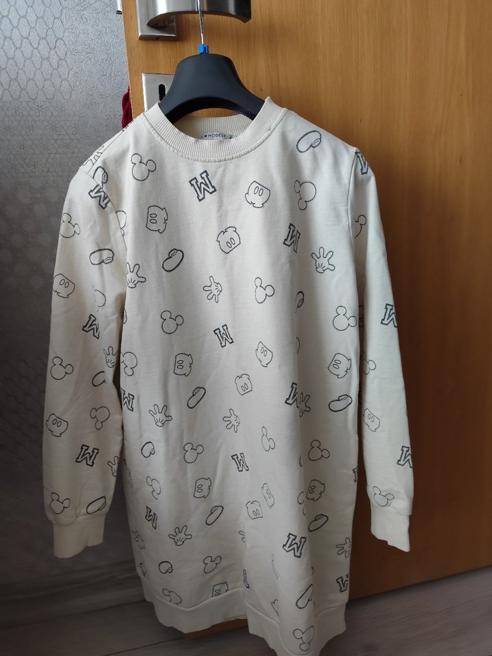 Uzun Kollu Baskılı Hamile Tuniği - Görsel 2