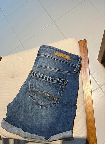 xs Beden Mavi Jeans kot şort