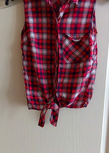 LC Waikiki LCW Pembe Düğmeli Kolsuz Gömlek