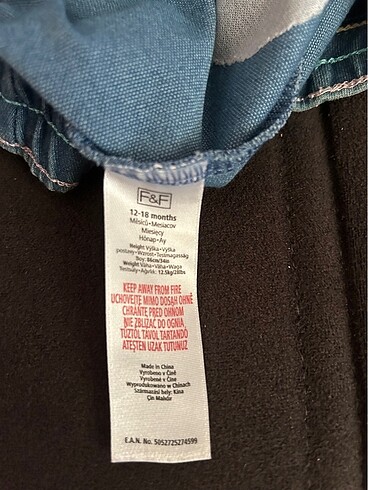 24-36 Ay Beden F&F kot etek