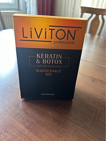 Livition keratin botoks Brezilya fönü uygulaması