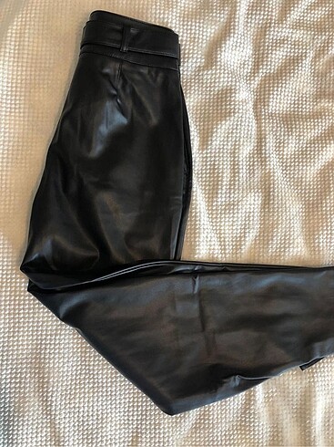 Oxxo Siyah Deri Pantolon - Görsel 5