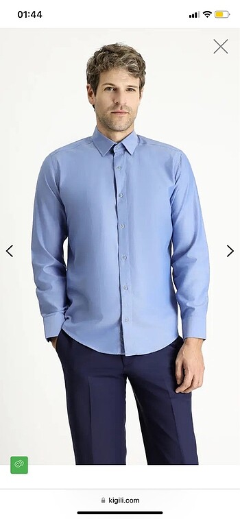 Kiğılı Slim Fit Gömlek