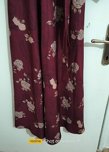 38 Beden bordo Renk Elbise
