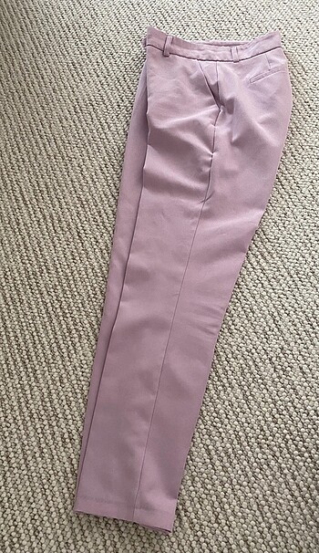 Lila kumaş pantolon - Görsel 2