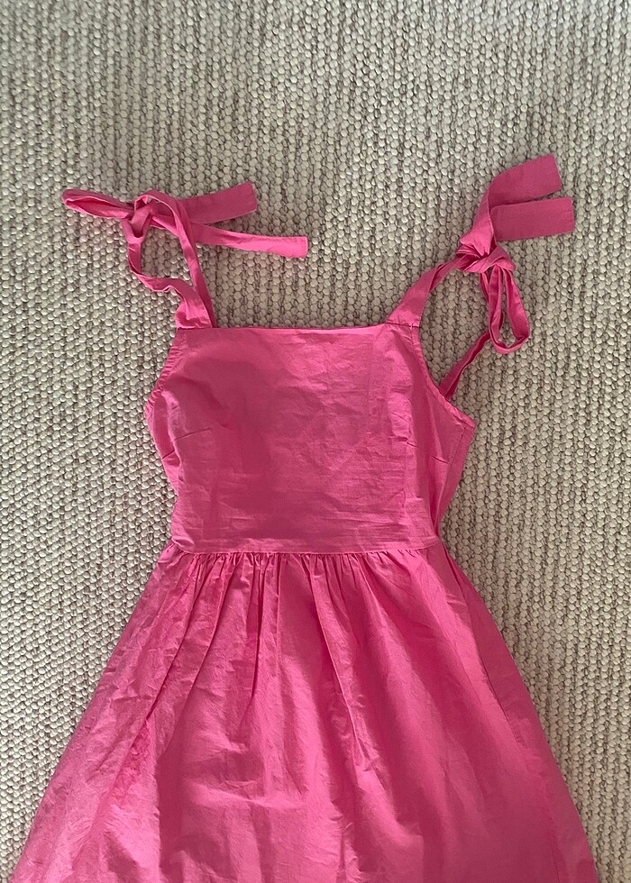 Pembe elbise yazlık de facto - Görsel 3