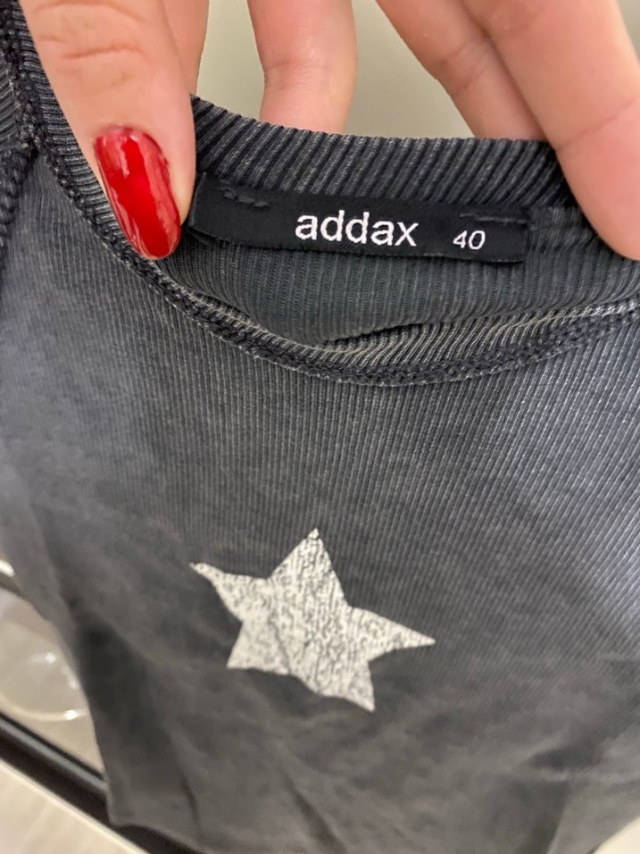 Kız Çocuk Gri Kısa Kollu Baskılı Tişört - Görsel 3